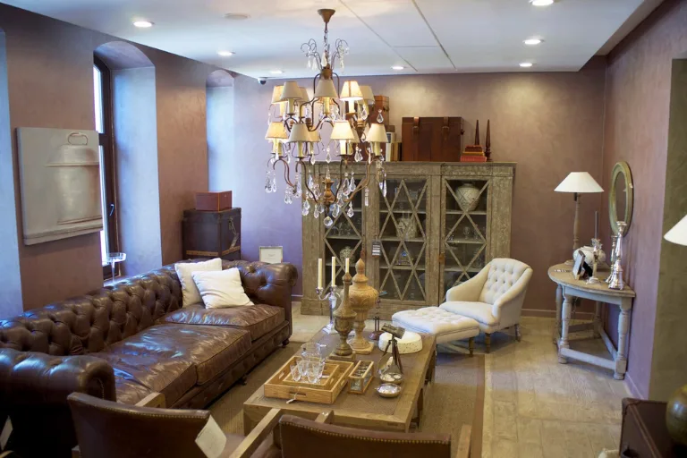 Elegant timeless interior combining classic materials, modern furniture, balanced colours and contemporary design details
